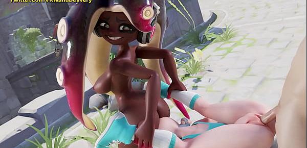  marie and marina face sitting blender animation